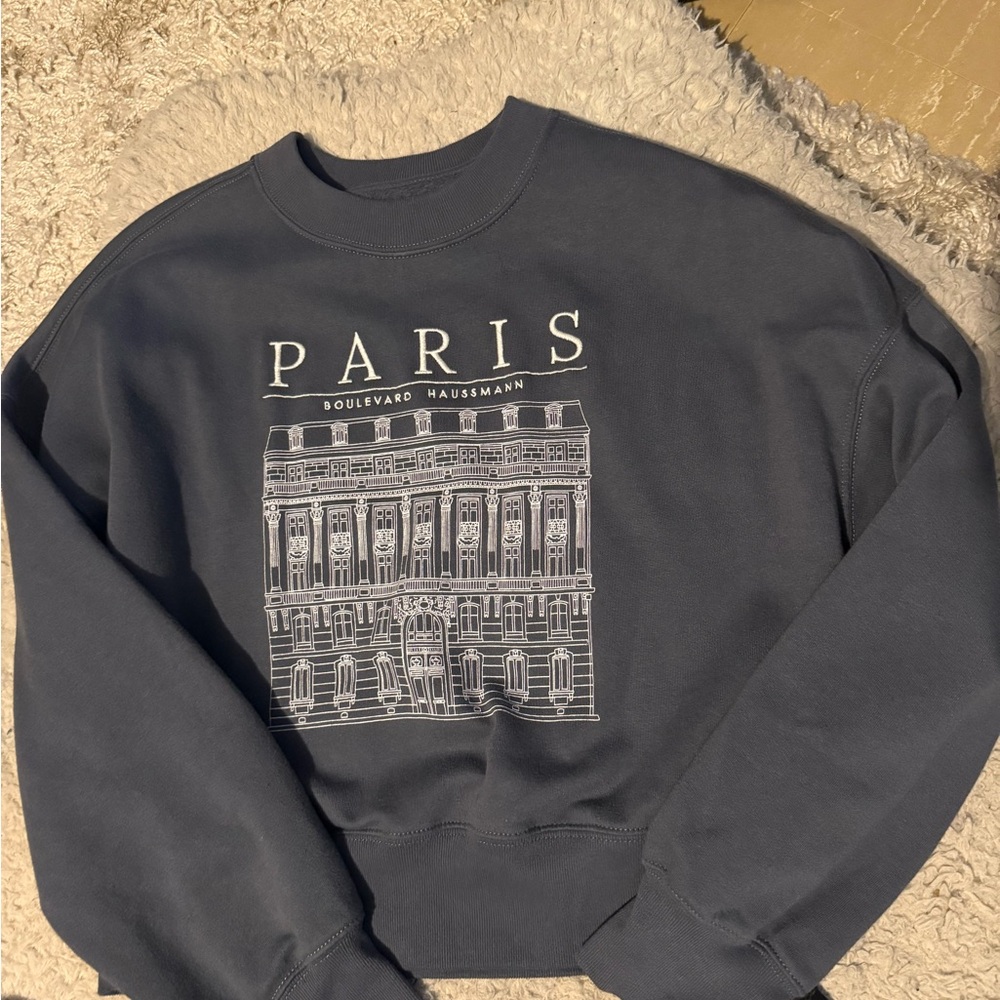 Abercrombie & Fitch Gray Crewneck Sweater
